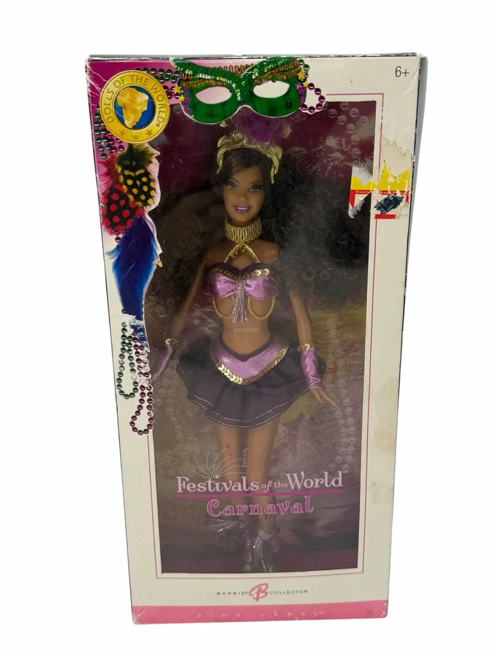 Mattel Barbie Collector Pink Label Festivals of the World Carnaval New Sealed.